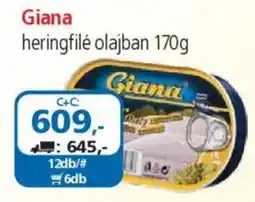 ÁRKLUB Giana heringfilé olajban ajánlat