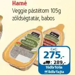 ÁRKLUB Hamé Veggie pástétom ajánlat