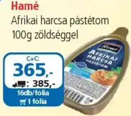 ÁRKLUB Hamé Afrikai harcsa pástétom ajánlat