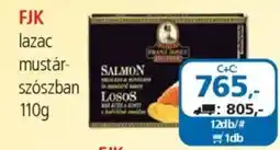 ÁRKLUB FJK lazac mustár- szószban ajánlat