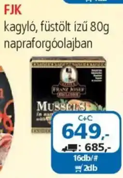 ÁRKLUB FJK kagyló, füstölt ízű ajánlat
