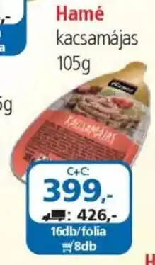 ÁRKLUB Hamé kacsamájas ajánlat