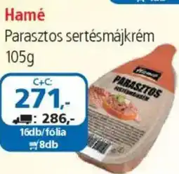 ÁRKLUB Hamé Parasztos sertésmájkrém ajánlat