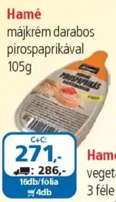 ÁRKLUB Hamé májkrém darabos pirospaprikával ajánlat