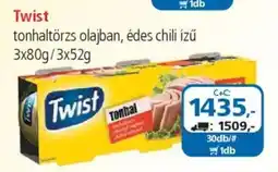 ÁRKLUB Twist tonhaltörzs olajban, édes chili ízű ajánlat