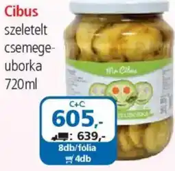 ÁRKLUB Cibus szeletelt csemege- uborka ajánlat