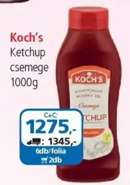 ÁRKLUB Koch's Ketchup csemege ajánlat