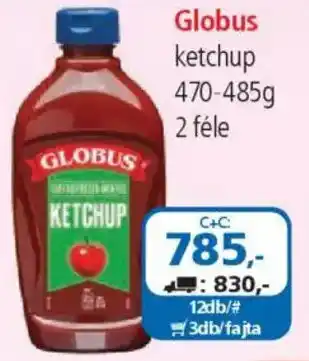ÁRKLUB Globus ketchup ajánlat