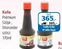 ÁRKLUB Kofa Prémium Szója-, Worcester szósz ajánlat