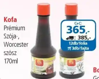 ÁRKLUB Kofa Prémium Szója-, Worcester szósz ajánlat