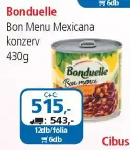 ÁRKLUB Bonduelle Bon Menu Mexicana konzerv ajánlat