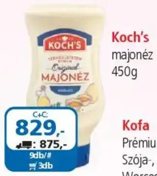 ÁRKLUB Koch's majonéz ajánlat