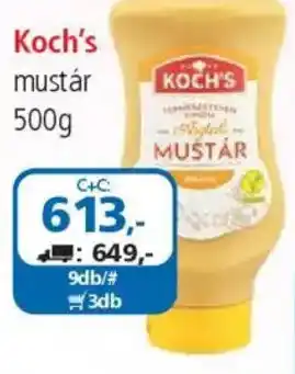 ÁRKLUB Koch's mustár ajánlat