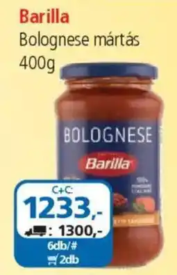 ÁRKLUB Barilla Bolognese mártás ajánlat