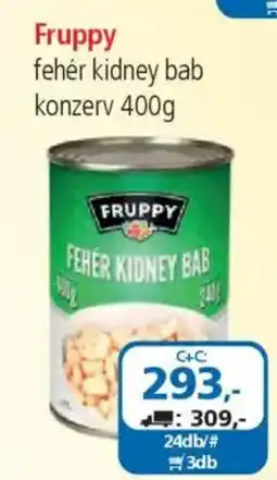 ÁRKLUB Fruppy fehér kidney bab konzerv ajánlat