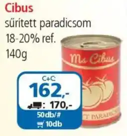 ÁRKLUB Cibus sűrített paradicsom ajánlat
