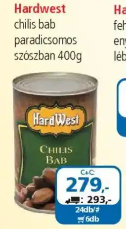 ÁRKLUB Hardwest chilis bab paradicsomos szószban ajánlat