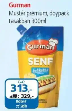 ÁRKLUB Gurman Mustár prémium, doypack tasakban ajánlat