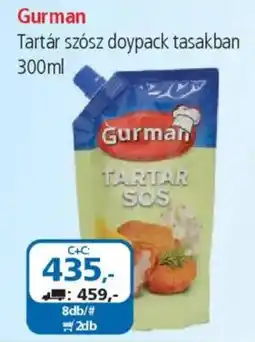 ÁRKLUB Gurman Tartár szósz doypack tasakban ajánlat