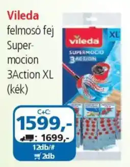 ÁRKLUB Vileda felmosó fej Supermocion 3Action XL ajánlat