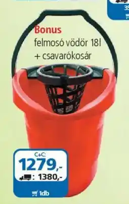 ÁRKLUB Bonus felmosó vödör + csavarókosár ajánlat