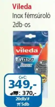 ÁRKLUB Vileda Inox fémsúroló ajánlat