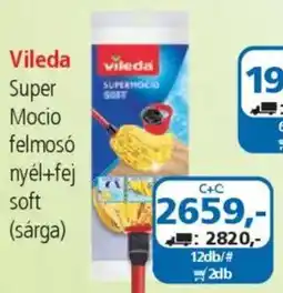 ÁRKLUB Vileda Super Mocio felmosó nyél+fej soft ajánlat