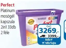 ÁRKLUB Perfect Platinum mosógél kapszula 2in1 ajánlat