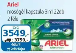 ÁRKLUB Ariel mosógél kapszula 3in1 ajánlat