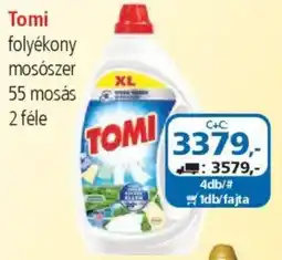 ÁRKLUB Tomi folyékony mosószer ajánlat