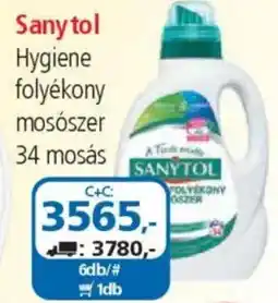 ÁRKLUB Sanytol Hygiene folyékony mosószer ajánlat