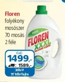 ÁRKLUB Floren folyékony mosószer ajánlat