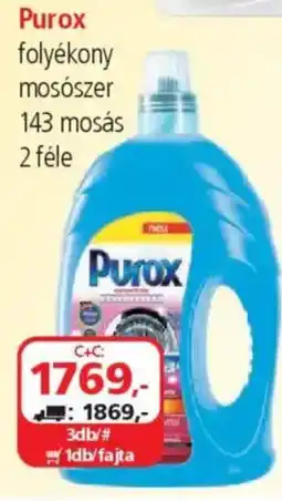 ÁRKLUB Purox folyékony mosószer ajánlat