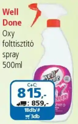 ÁRKLUB Well Done Oxy folttisztító spray ajánlat
