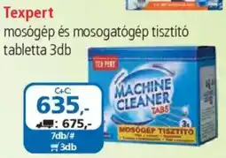 ÁRKLUB Texpert mosógép és mosogatógép tisztító tabletta ajánlat
