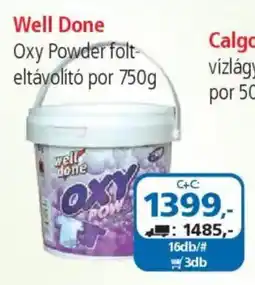 ÁRKLUB Well Done Oxy Powder folteltávolító por ajánlat