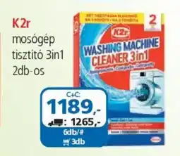 ÁRKLUB K2r mosógép tisztító 3in1 ajánlat
