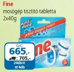 ÁRKLUB Fine mosógép tisztító tabletta ajánlat