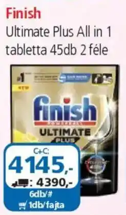 ÁRKLUB Finish Ultimate Plus All in 1 tabletta ajánlat