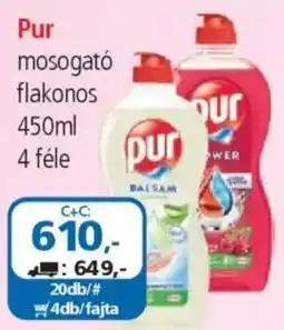 ÁRKLUB Pur mosogató flakonos ajánlat