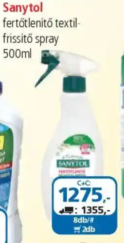 ÁRKLUB Sanytol fertőtlenítő textilfrissítő spray ajánlat