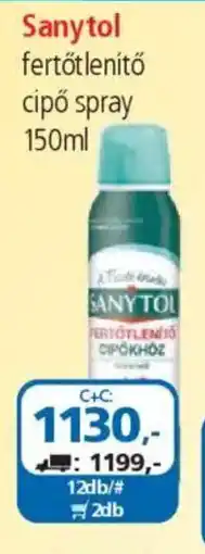 ÁRKLUB Sanytol fertőtlenítő cipő spray ajánlat