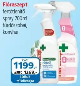 ÁRKLUB Flóraszept fertőtlenítő spray ajánlat