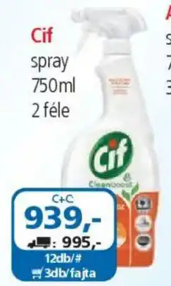 ÁRKLUB Cif spray ajánlat