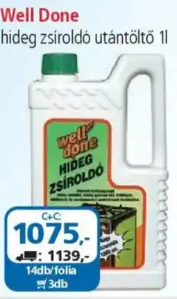 ÁRKLUB Well Done hideg zsíroldó utántöltő ajánlat