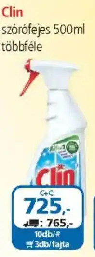 ÁRKLUB Clin szórófejes ajánlat