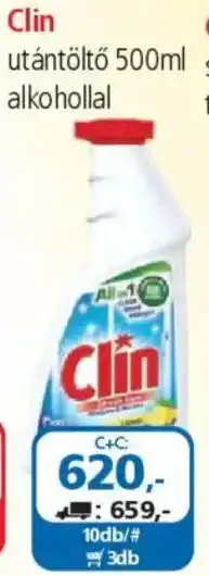 ÁRKLUB Clin utántöltő ajánlat