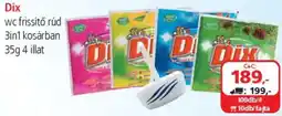 ÁRKLUB Dix wc frissítő rúd 3in1 kosárban ajánlat