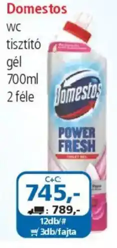 ÁRKLUB Domestos WC tisztító gél ajánlat