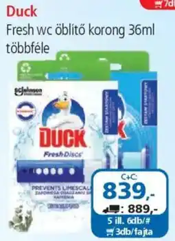 ÁRKLUB Duck Fresh wc öblítő korong ajánlat